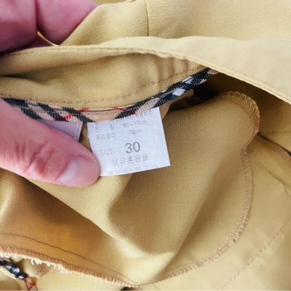 Dallant yellow mustard cropped high waisted lightweight pants 29 - Picture 7 of 7
